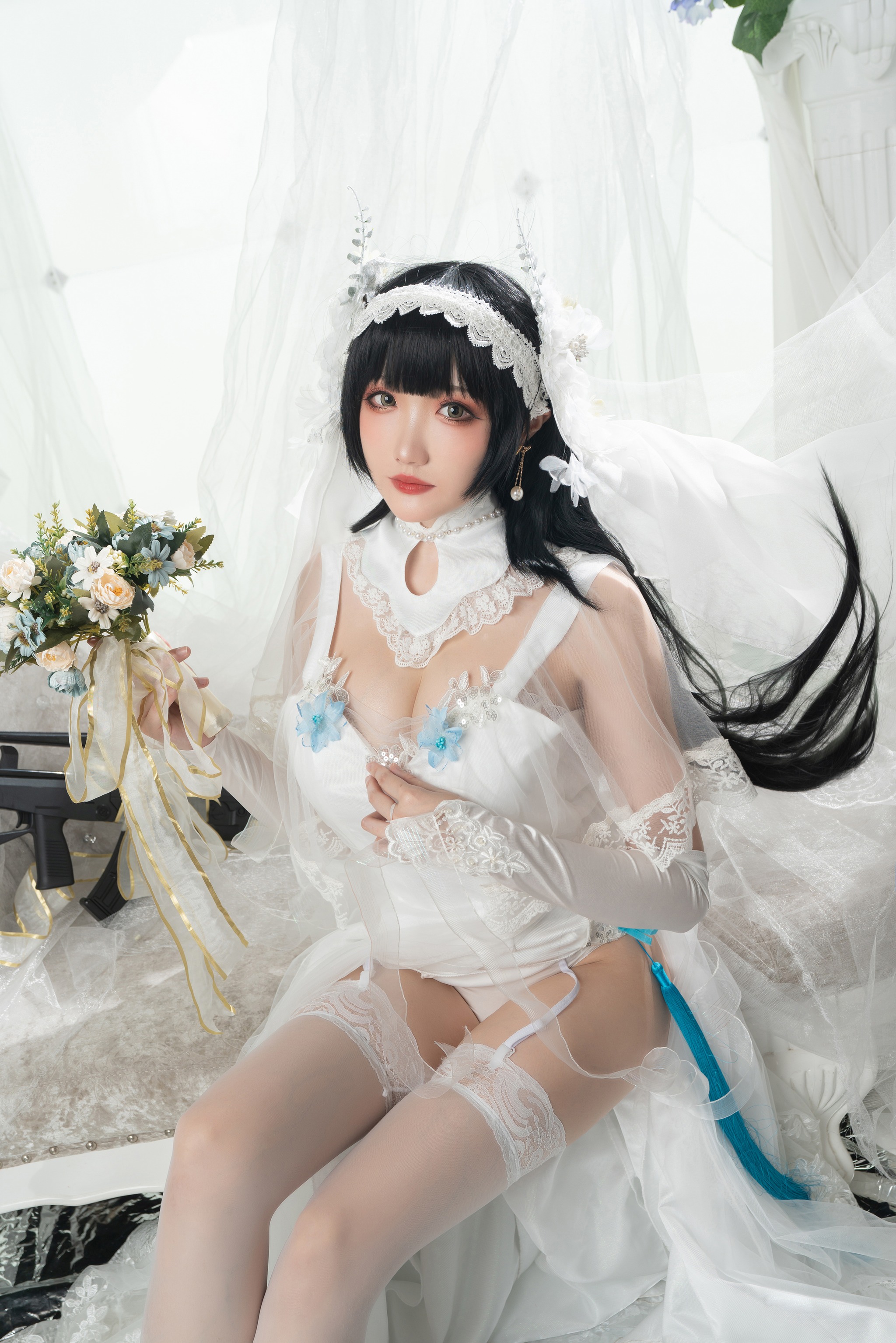 瓜希酱 - NO.038 95式花嫁 [30P]-XikXak